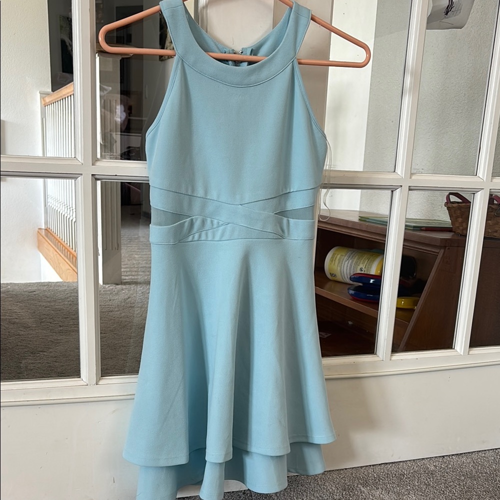 Light Blue Sleeveless Dress